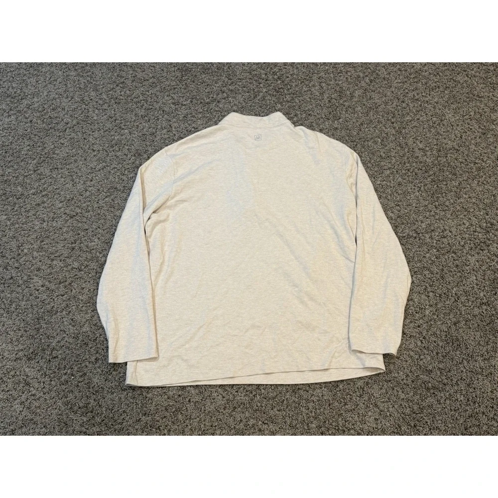 Mizzen Main ProFlex Quarter Zip Mens 2XL Coastal Athleisure Golf Mock Neck 1/4